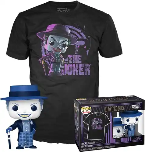 Get Yours Funko Pop & Tee Batman 1989 The Joker Xs (Vfig)