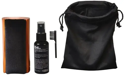 Buy Online Discwasher RD2007Z D4+ Record Care System Inlcudes 50 ML Cleaning Fluid Microfiber Record Brush Mini Dust Brush and Storage Bag