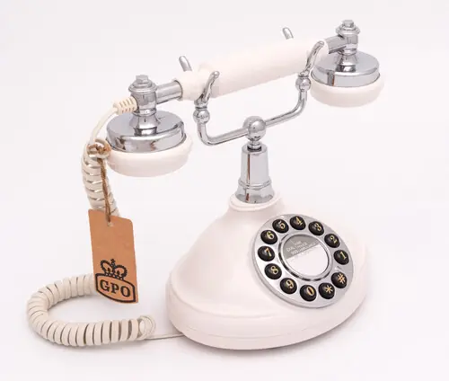 GPO GPOOPLPBCR Opal Classic Desk Telephone Push Button Cream Direct From Factory
