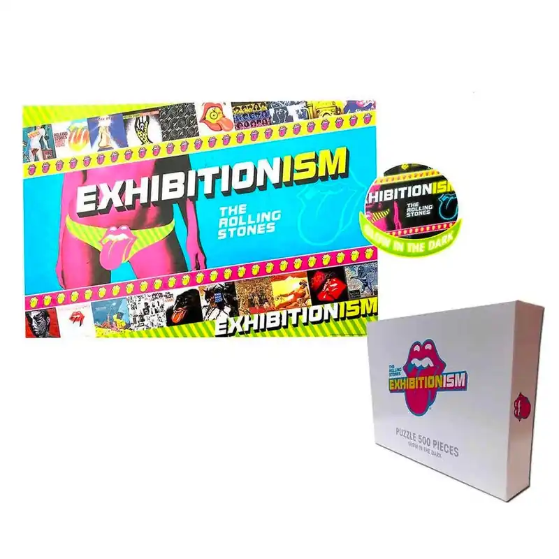 Buy Today Rolling Stones Exhibitionism (Glow In The Dark 500 Piece Jigsaw Puzzle)