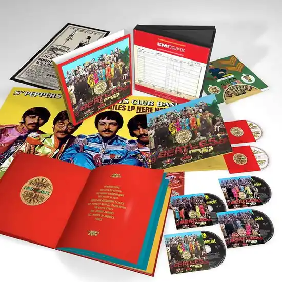 Sgt. Pepper's Lonely Hearts Club Band (4CD+Blu-Ray+DVD Boxset) Factory Price