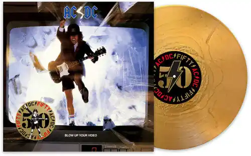 AC/DC - Blow Up Your Video (50th Anniversary Edition, Gold Color Vinyl) [Vinyl] One Day Deal