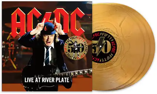 Instant Buy AC/DC - Live At River Plate (50th Anniversary Edition, Gold Color Vinyl) (3 Lp) [Vinyl]