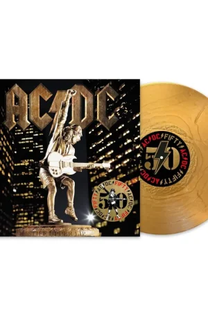 AC/DC - Stiff Upper Lip (50th Anniversary Edition, Gold Color Vinyl) [Vinyl] Seasonal Sale