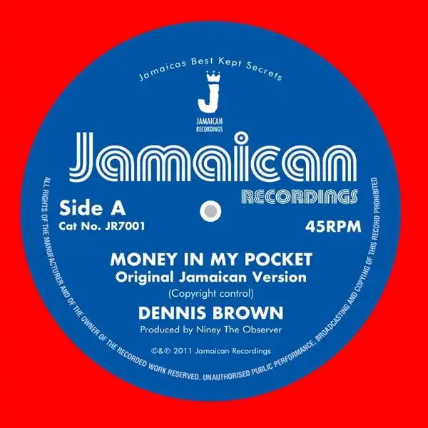 Grab Now Dennis Brown - Money In My Pocket/Version (Single)